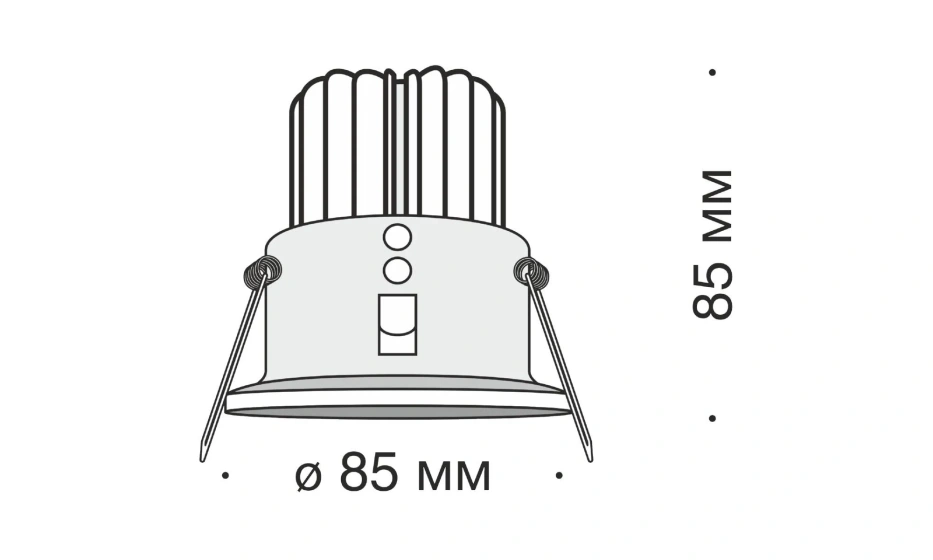 Встраиваемый Светильник Technical Dl034-2-L12B - фото 4